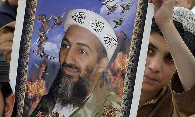 Bild des getöteten al-Qaida-Chefs Osama Bin Laden