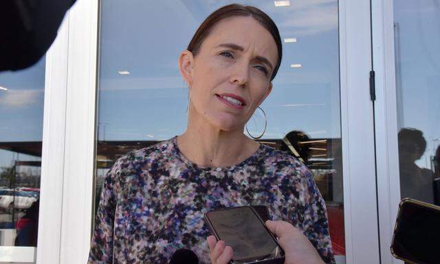 Jacinda Ardern am Tag danach.