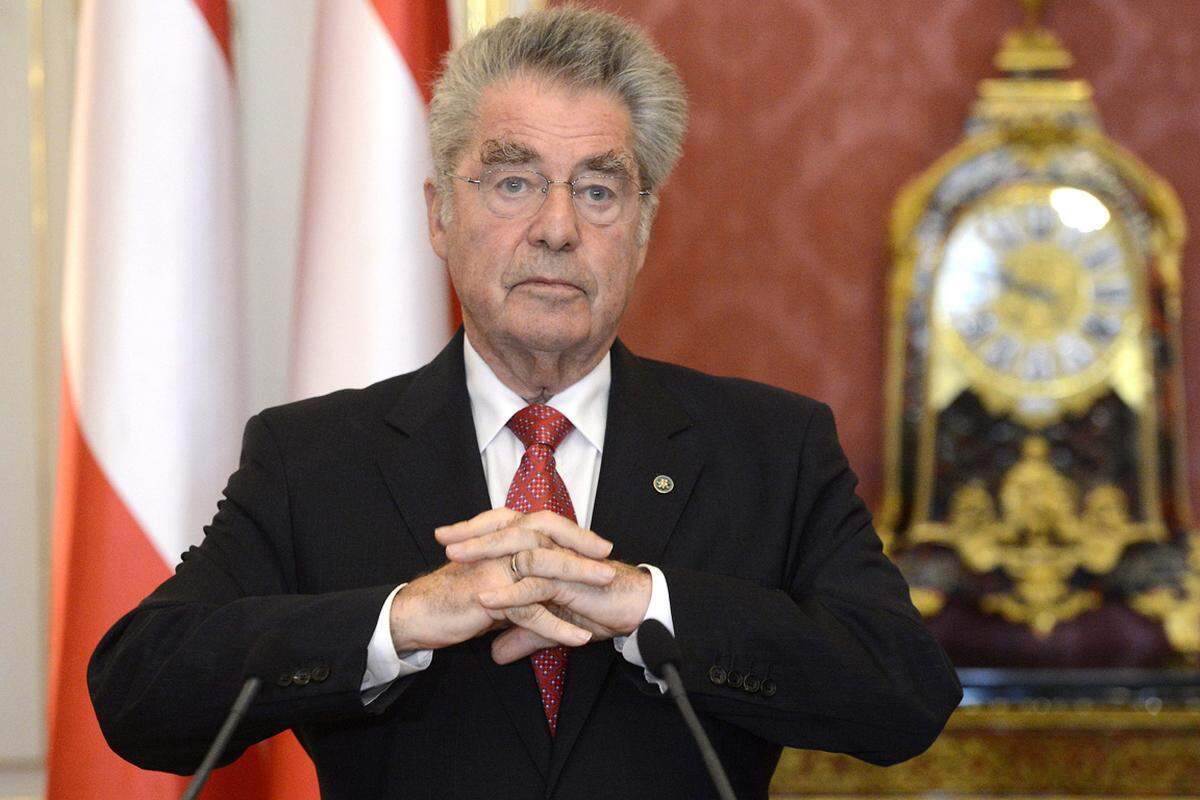 "Man kann nie ausschließen, dass jemand einen Herzinfarkt erleidet." Bundespräsident Heinz Fischer hält eine weitere Regierungsumbildung immer für möglich.