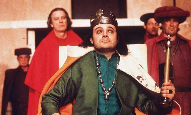Paulus Manker als König Richard III. in einer Aufführung des Shakespeare-Stücks bei den Wiener Festwochen 1997