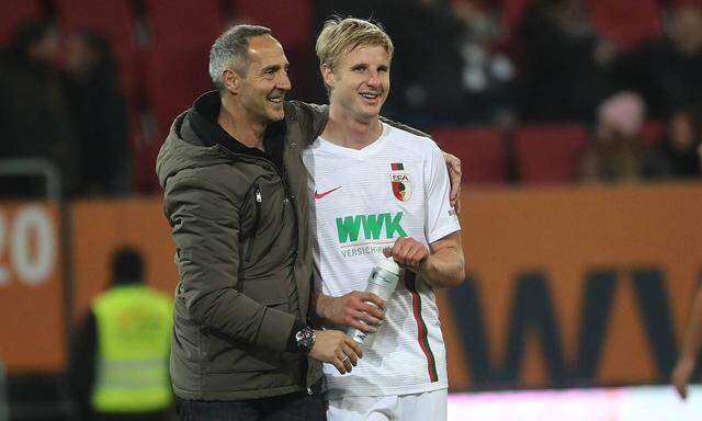 Adi Hütter und Martin Hinteregger sind in Frankfurt vorerst bis Saisonende wieder vereint, beide kennen sich aus gemeinsamen Salzburg-Zeiten. 