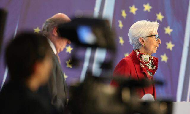 EZB-Präsidentin Christine Lagarde zeigte Entschlossenheit. 