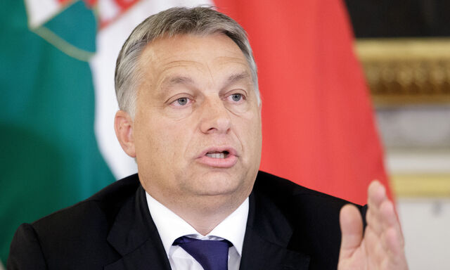 UNGARISCHER MINISTERPR�SIDENT ORBAN IN �STERREICH