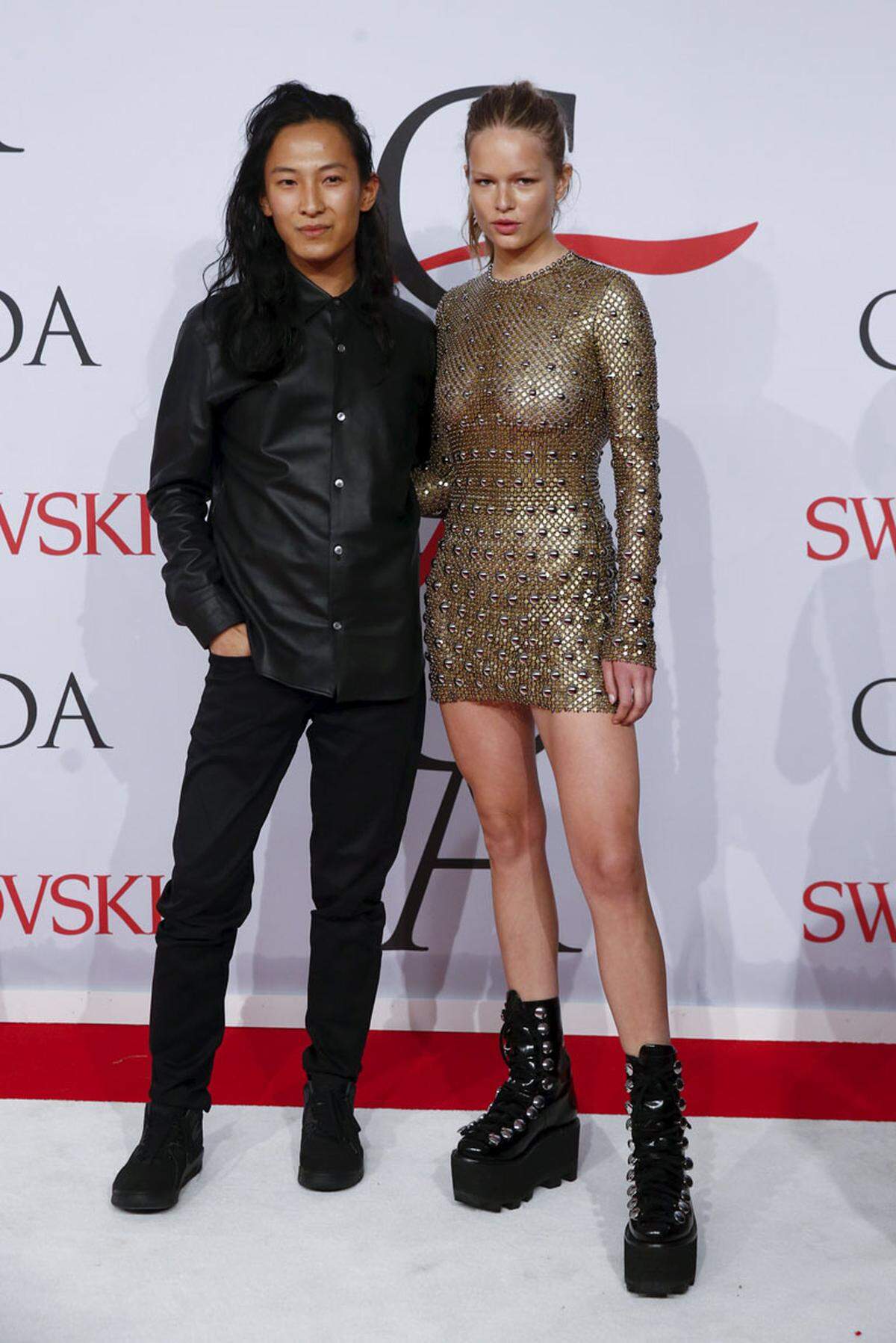 Alexander Wang und Model Anna Ewers.