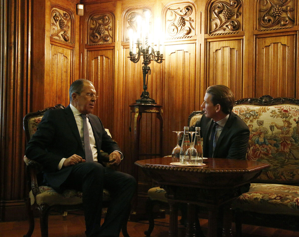 Lawrow und Kurz beim Plausch in Moskau