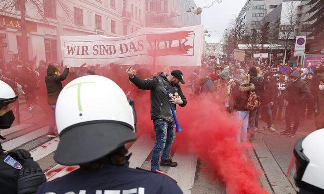 Demonstrationen in Wien