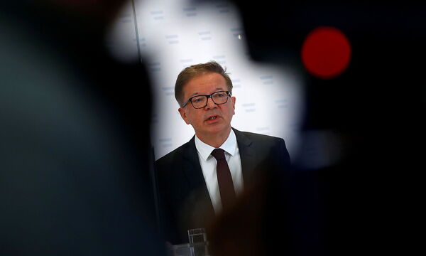 Austrian Health Minister Rudolf Anschober attends a news conference, in Vienna