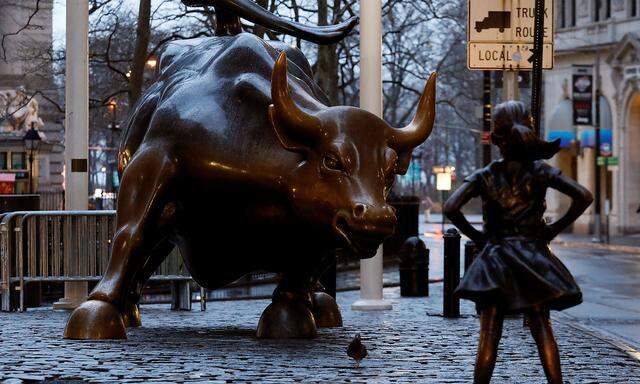 Wie hier an der Wall Street in New York sind Frauen auch in der Führungsetage heimischer Finanzunternehmen weiterhin in der Minderheit.