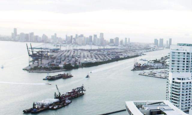 Der Hafen von Miami 