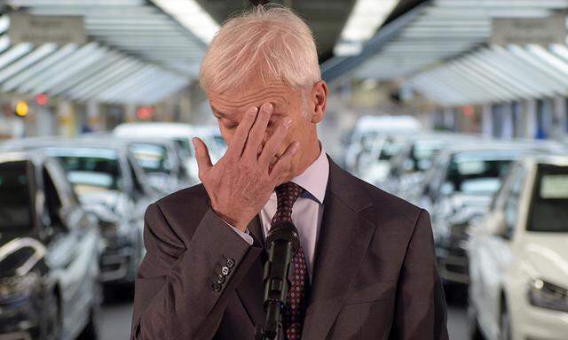VW-Vorstandsvorsitzender Matthias Müller hat derzeit nur selten Grund zum Lachen.