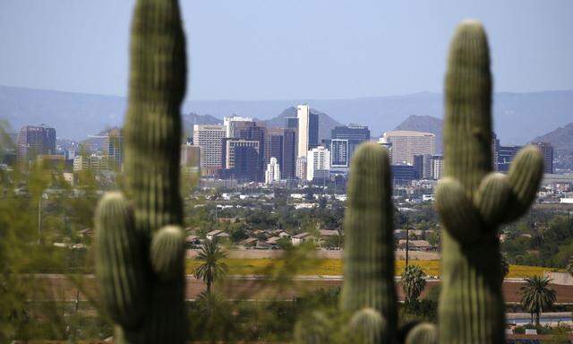 Wüste, Berge, Pools und Golfplätze: Phoenix, Hauptstadt von Arizona und mit zuletzt rund 1,7 Millionen Einwohnern, gleicht einer Oase. 