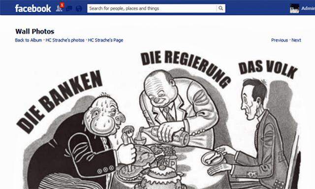 Strache-Karikatur: Jüdischer Weltkongress rügt Regierung