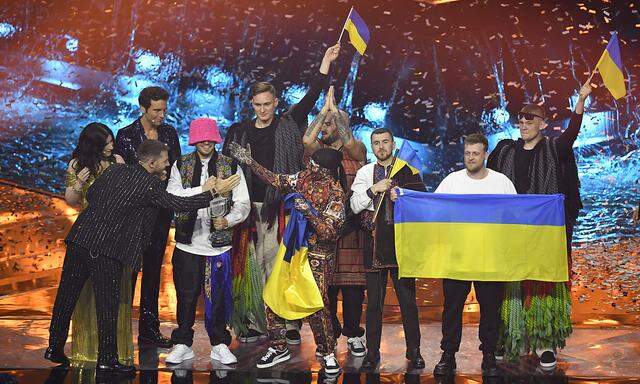 Den ESC 2022 gewann das Kalush Orchestra und somit die Ukraine.  