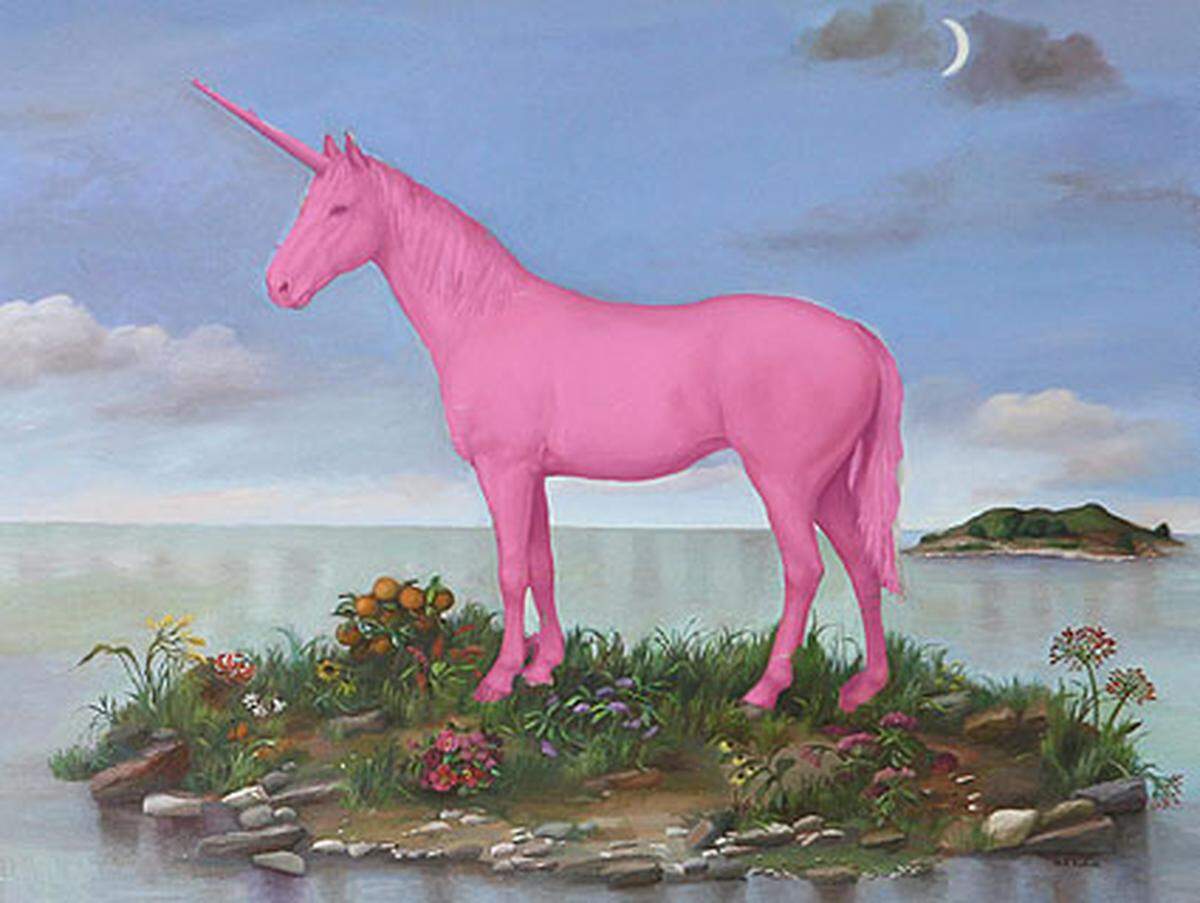 In einem Internetforum für Atheisten entstand 1990 die Idee, in biblischen Texten das Wort "God" mit "Invisible Pink Unicorn" (IPU) zu ersetzen - ein Paradoxon, weil ein Einhorn ja nicht gleichzeitig unsichtbar und pink sein kann. Unglaubwürdige Sätze wie "Am sechsten Tag schuf das IPU den Menschen" soll Gläubigen vor Augen führen, wie unglaubwürdig ihre Predigten für Atheisten wirken. Laut Glaubenslehre der IPU-Anhänger ist das Einhorn für das Verschwinden von Socken verantwortlich - ein Zeichen seiner Zuneigung.