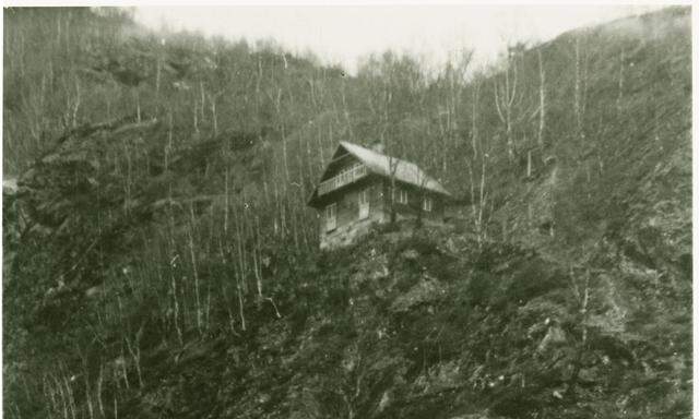 Giebel zum See: Wittgensteins Haus bei Skjolden, Norwegen.