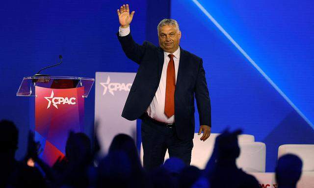 Archivbild von Viktor Orbán bei der Konferenz der Republikanischen Partei (CPAC) in Dallas, Texas.