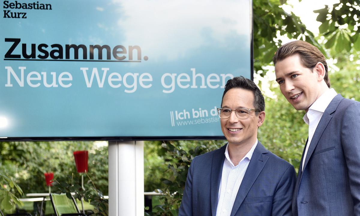 Eppinger und Kurz bei der ''Stimme''-Präsentation
