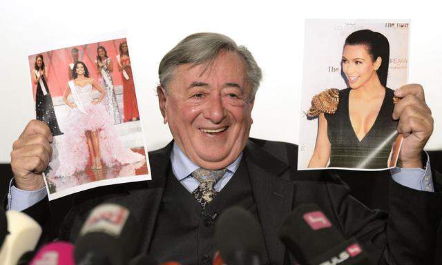 Richard Lugner tanzt mit Kim Kardashian