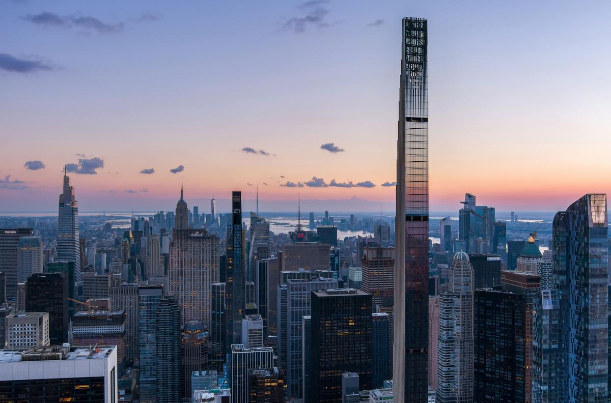 Steinway Tower mit der Adresse 111 West 57th Street.