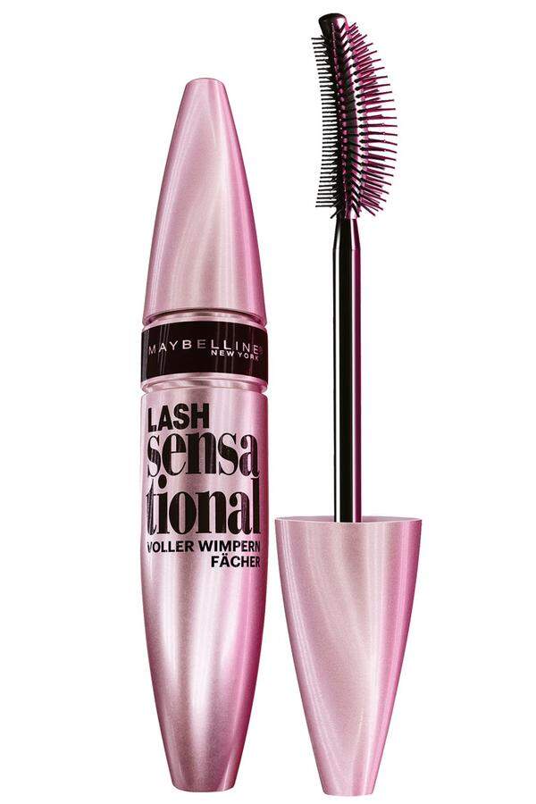 „Lash Sensational“ um zwölf Euro von Maybelline.