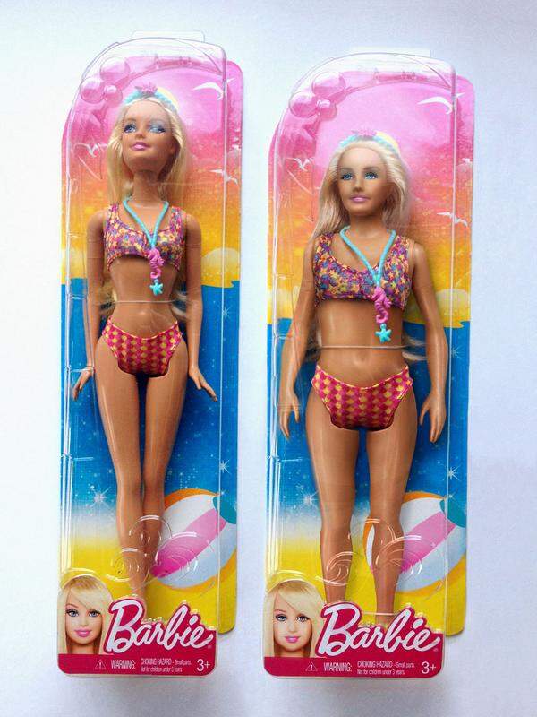 Von dem Ergebnis seiner Arbeit zeigt sich der Künstler jedenfalls begeistert. Er meint: "Die realistisch proportionierte Barbie sieht ziemlich gut in den Bildern aus, die ich hergestellt habe." Deshalb will er nun Mattel in die Verantwortung ziehen.