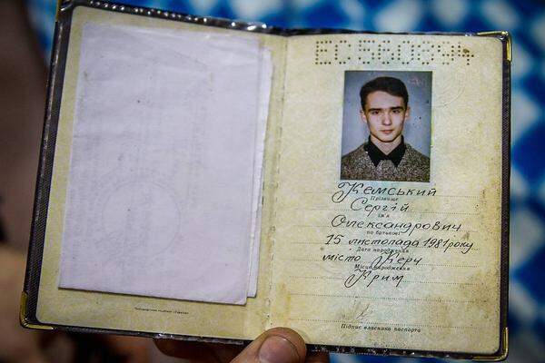 Dieser Junge Mann bezahlte seine Teilnahme am Aufstand gegen Präsident Janukowitsch mit dem Leben.