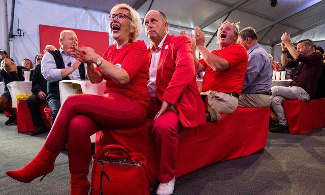 Die SPÖ muss eine Niederlage hinnehmen, minus 5 Prozent