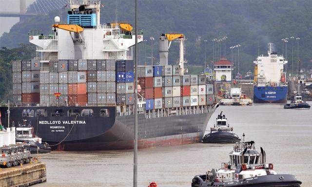 Konkurrenz für den Panama-Kanal (im Bild).