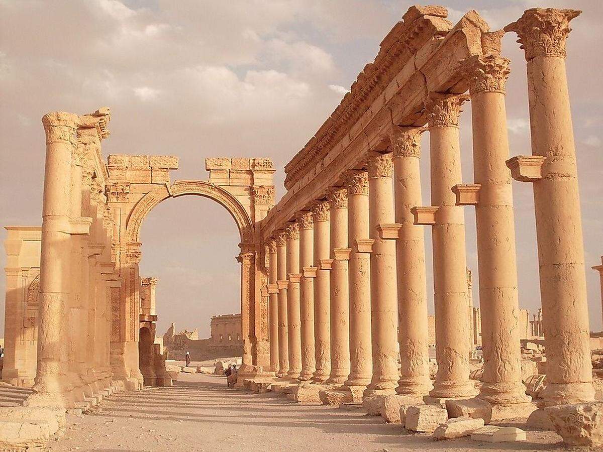 Die historischen Bauten von Palmyra werden auch heuer kaum Touristen anlocken: Am Schlusslicht des Index' liegt erneut Syrien und ist dem Index zufolge das gefährlichste Land der Welt.
