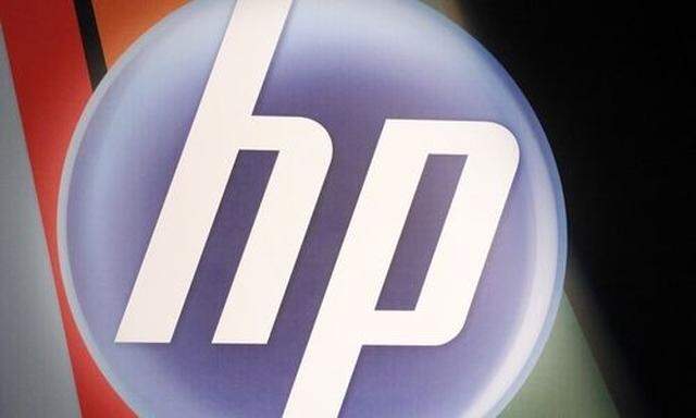 FILE - In this Sept. 20. 2010 file photo, the corporate logo for Hewlett-Packard Co. is displayed at 