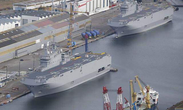 Frankreich hatte die vereinbarte Lieferung von zwei Mistral-Schiffen an Russland im Frühjahr gestoppt.