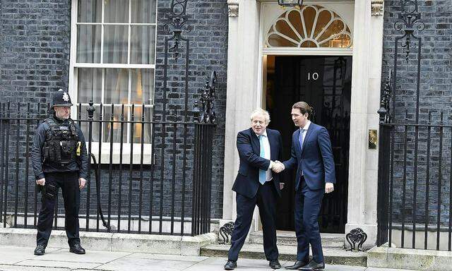 Kanzler Kurz besuchte Premier Johnson am Dienstag in London.
