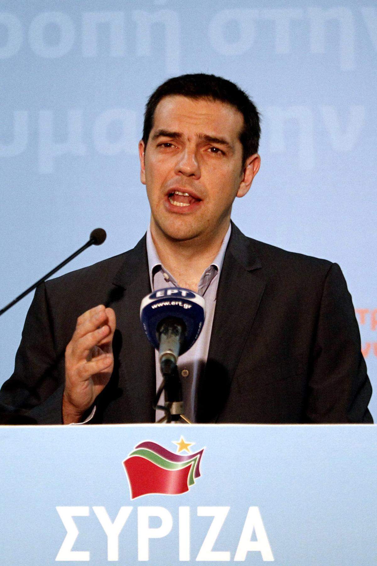 Syriza-Chef Alexis Tsipras gab sich dennoch kämpferisch: "Das Volk hat zweimal innerhalb von sechs Wochen das Sparprogramm verurteilt. Ab Montag setzen wir den Kampf fort. Ein neuer Tag für Griechenland kommt."