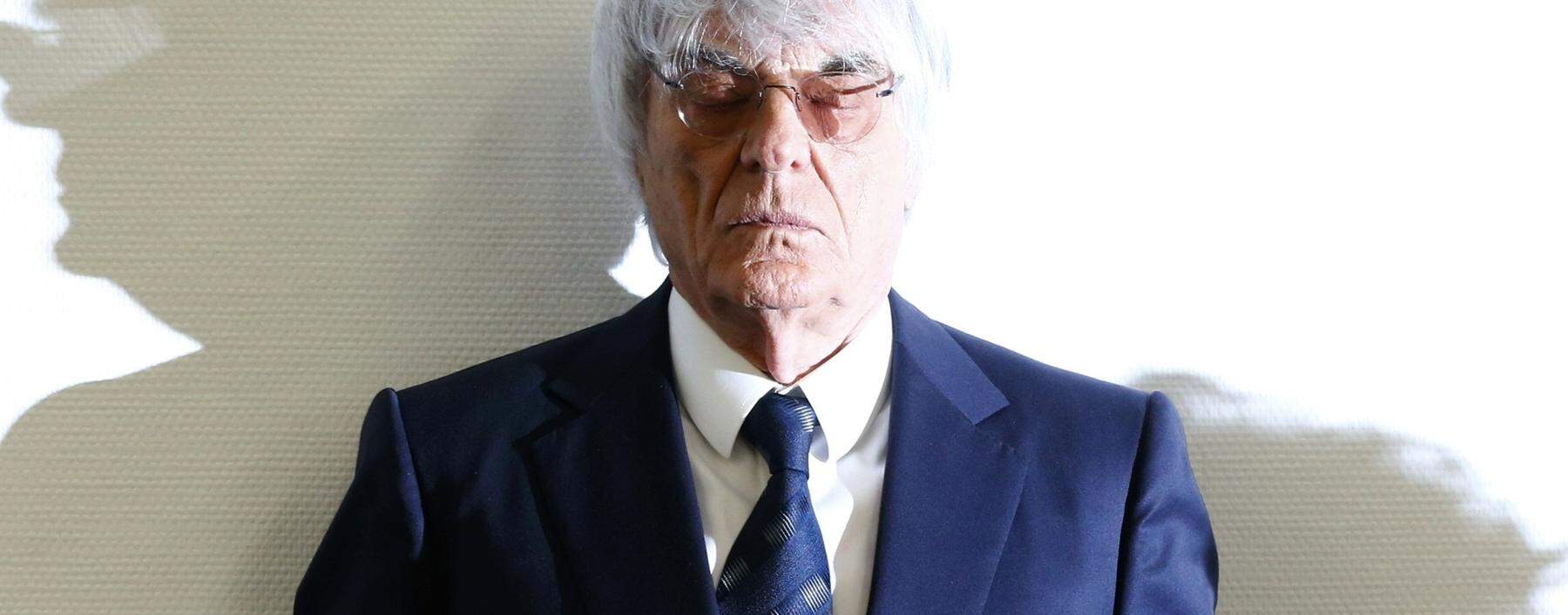 Formula One Chief Executive Ecclestone arrives back in courtroom after an ajournment at regional court in Munich