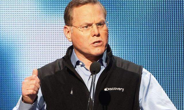 David M. Zaslav speaks at the Television Critics Association Cable TV Summer press tour in Beverly Hills