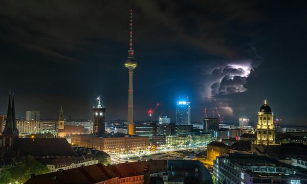 Symbolbild. Skyline von Berlin 
