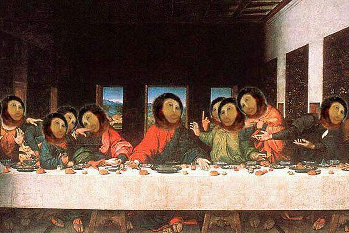 "Das letzte Abendmahl" von Leonardo da Vinci.