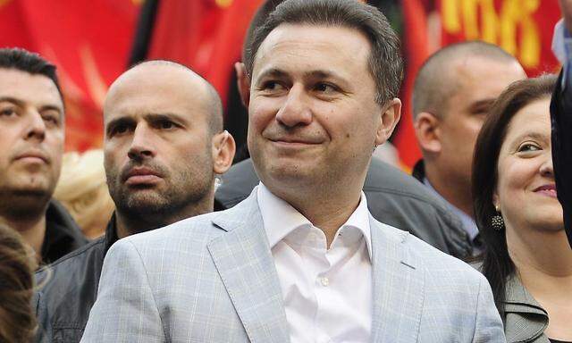 Ein Archivbild von Gruevski aus dem Jahr 2014.