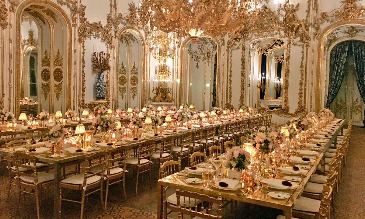 Palais  Liechtenstein.  Die Lancierung der ­Kapselkollektion wurde hochkarätig zelebriert.