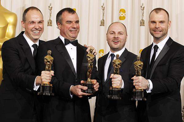 "Inception" triumphierte in den Technik-Kategorien. Vier Awards räumte Christopher Nolans achtfach nominiertes Kino-Spektakel für Beste Spezialeffekte, Beste Kamera, Bester Ton und Bester Tonschnitt ab.