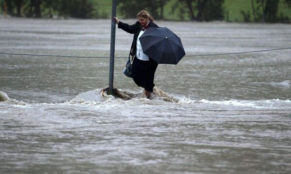 SCHWEIZ HOCHWASSER ENGELBERG