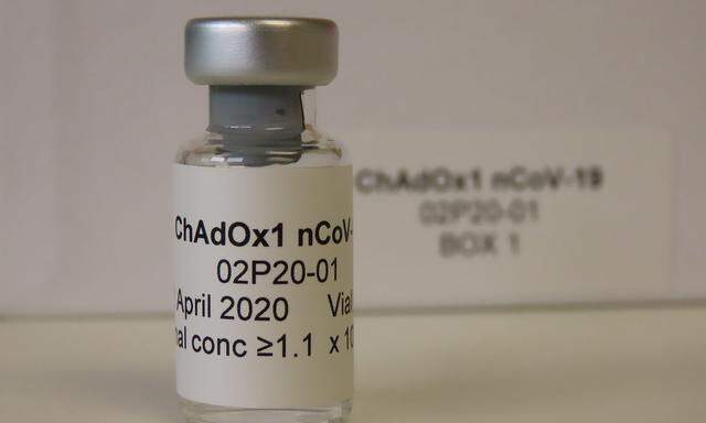 Vial 1 of Box 1. This is the vaccine candidate to be used in Phase 1 clinical trial at the Clinical Biomanufacturing Facility (CBF) in Oxford