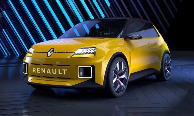 Guter Anfang: Design-Studie eines kommenden, rein elektrischen Renault R5.