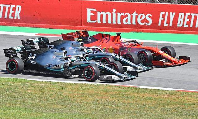 12 05 2019 xekx FIA Formel 1 Groszer Preis von Spanien 2019 Rennen emspor Start zum Rennen Le