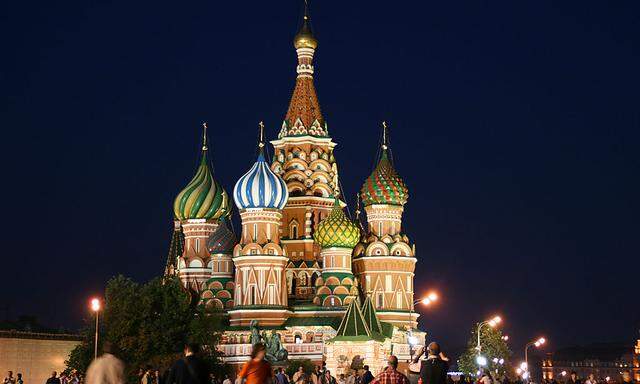 Russland, Moskau, roter Platz, Basiliuskathedrale - Russia, Moscow, red square, St. Basil Cathedral