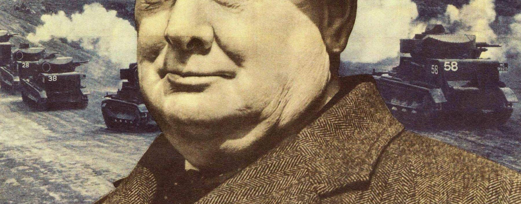 Winston Churchill auf dem Höhepunkt seines Lebens, im Jahr 1940. 
