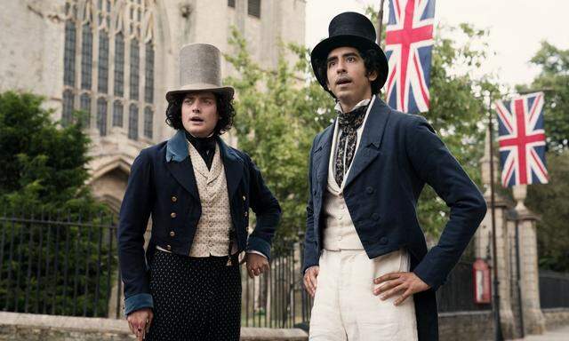 Alte Schulfreunde: James Steerforth (Aneurin Barnard, links) und David Copperfield (Dev Patel).