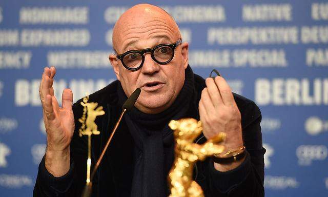 Der Goldene Bär uns sein neuer Besitzer Gianfranco Rosi