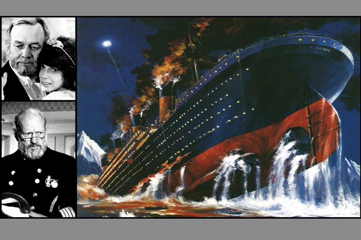Ende der 1970er Jahre sprang das Fernsehen mit der britisch-amerikanischen Produktion "S.O.S. Titanic" (im Bild) auf. Im Kino floppte zeitgleich der Agentenfilm "Raise the Titanic" (dt. Hebt die Titanic).