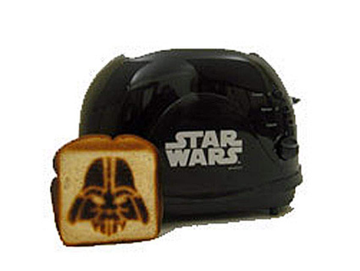 Die dunkle Seite des Toastbrots enthüllt dieser Toaster aus dem Star-Wars Fanshop.
